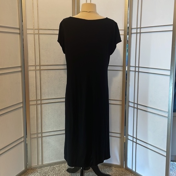 "GARNET Hill" Simple Black Dress- Size 12 - Picture 3 of 7